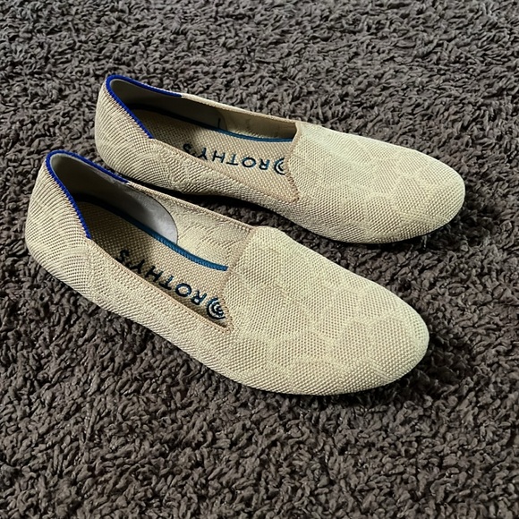 Rothy's Textile Tan Giraffe The Loafer Flat Comfort - Picture 3 of 13